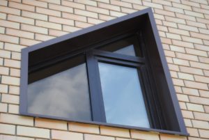 Противопожарное окно с откосом снаружи / серия FRM992